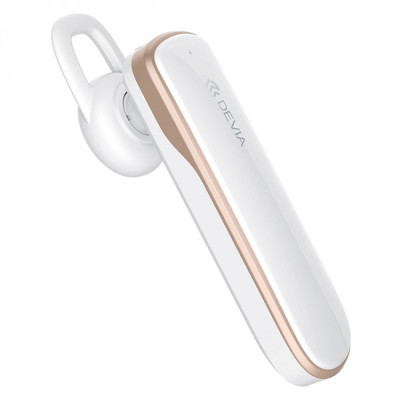 Слушалки Слушалки безжични Безжична мултипойнт слушалка Bluetooth DEVIA Smart Dual Point EM017 бяла	
